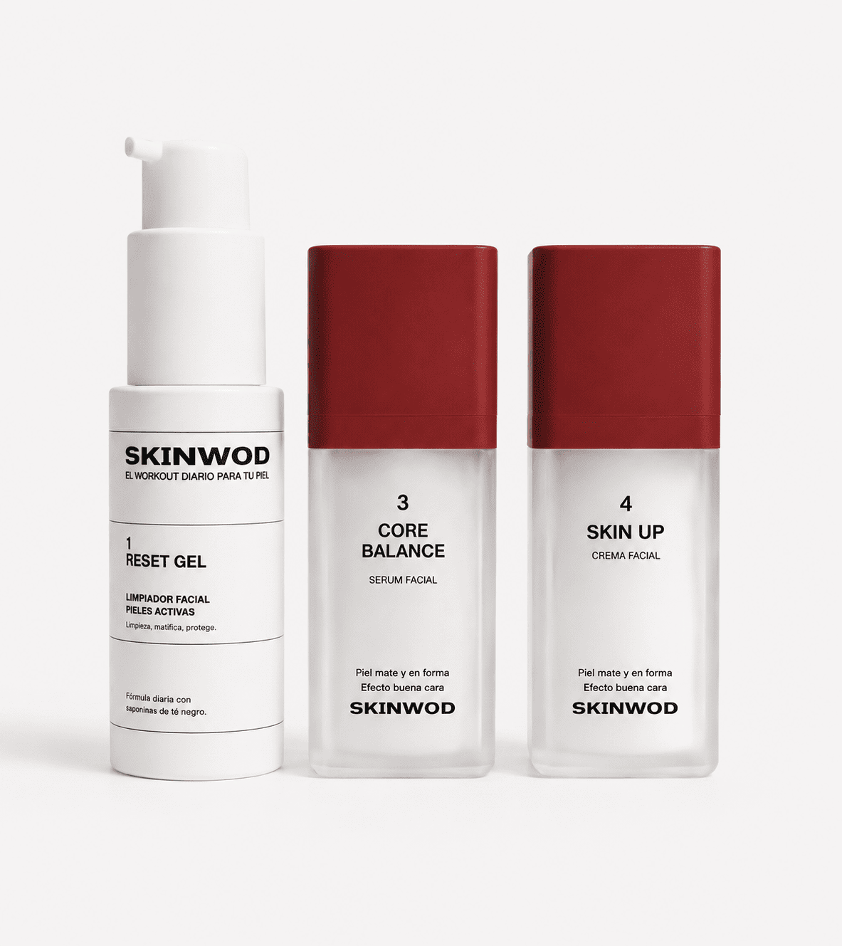 Starter pack efecto buena cara clean and control brillos granos skinwod